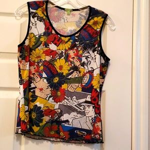 Scoop neck tank